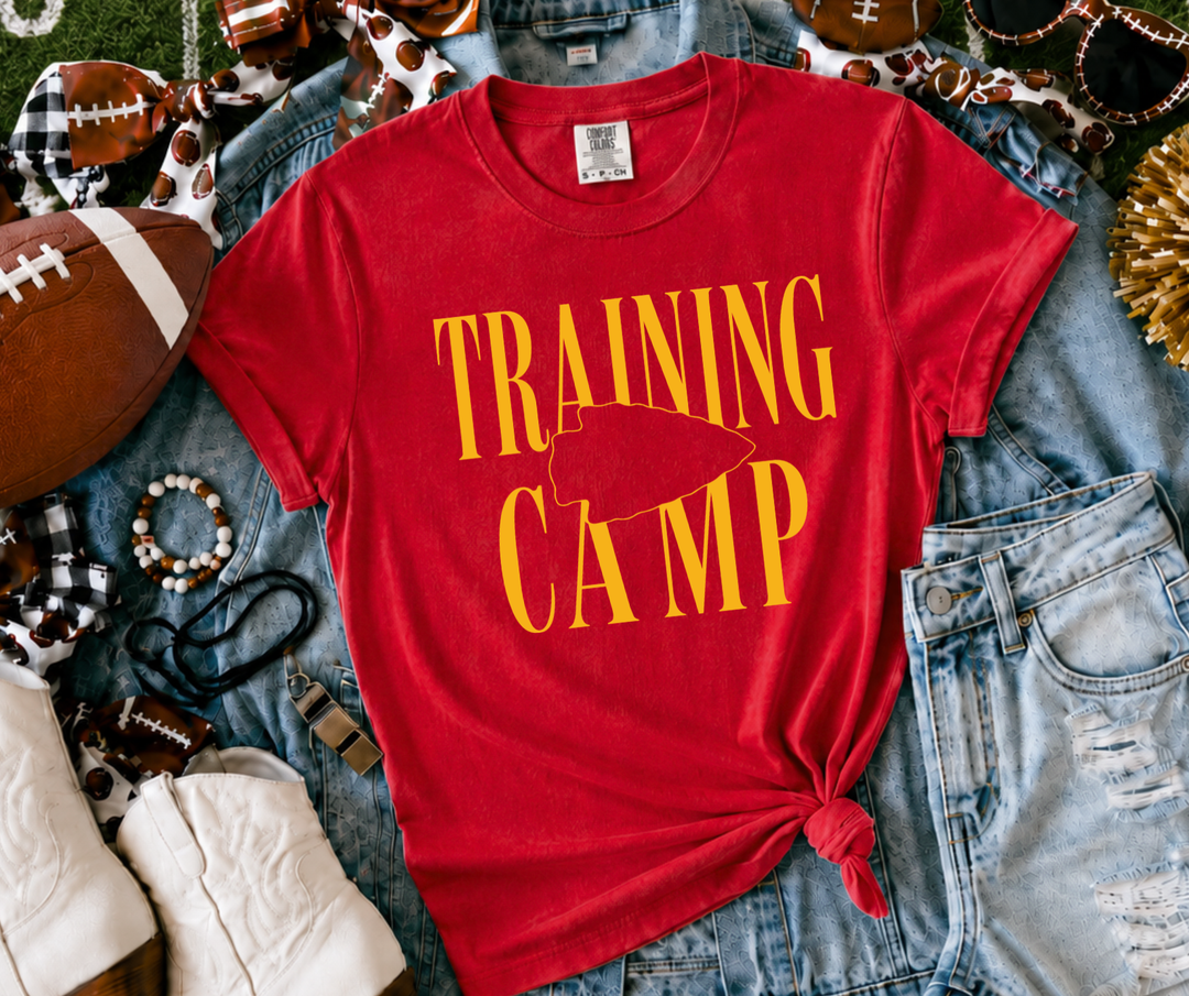 DTF TRANSFER ONLY - Basic Arrowed Training Camp GOLD