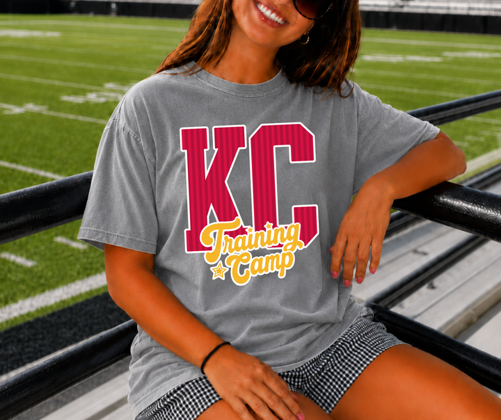 DTF TRANSFER ONLY - Stripped KC TRAINING CAMP