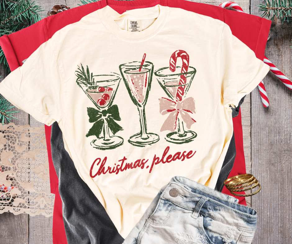 DTF TRANSFER ONLY  - Christmas Please