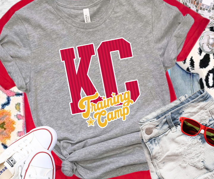 DTF TRANSFER ONLY - Stripped KC TRAINING CAMP