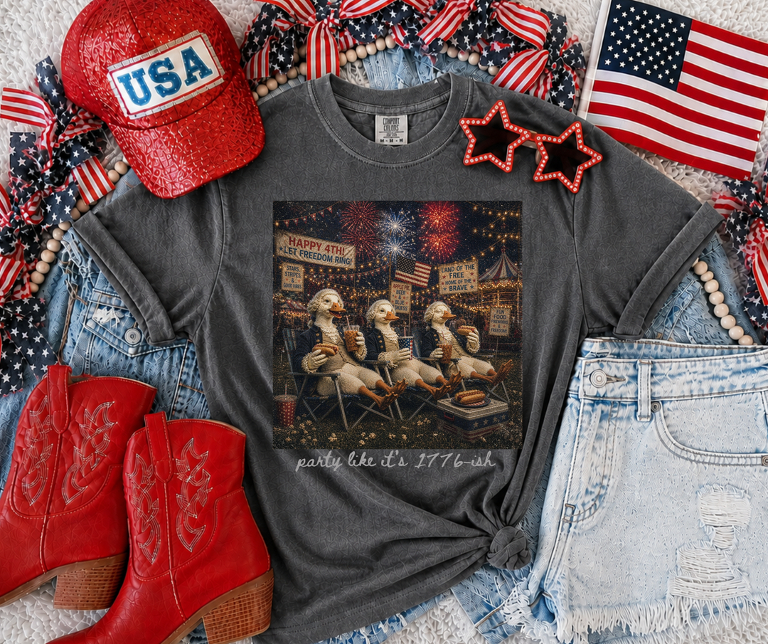 DTF TRANSFER ONLY - Goose Party like its 1776-ish