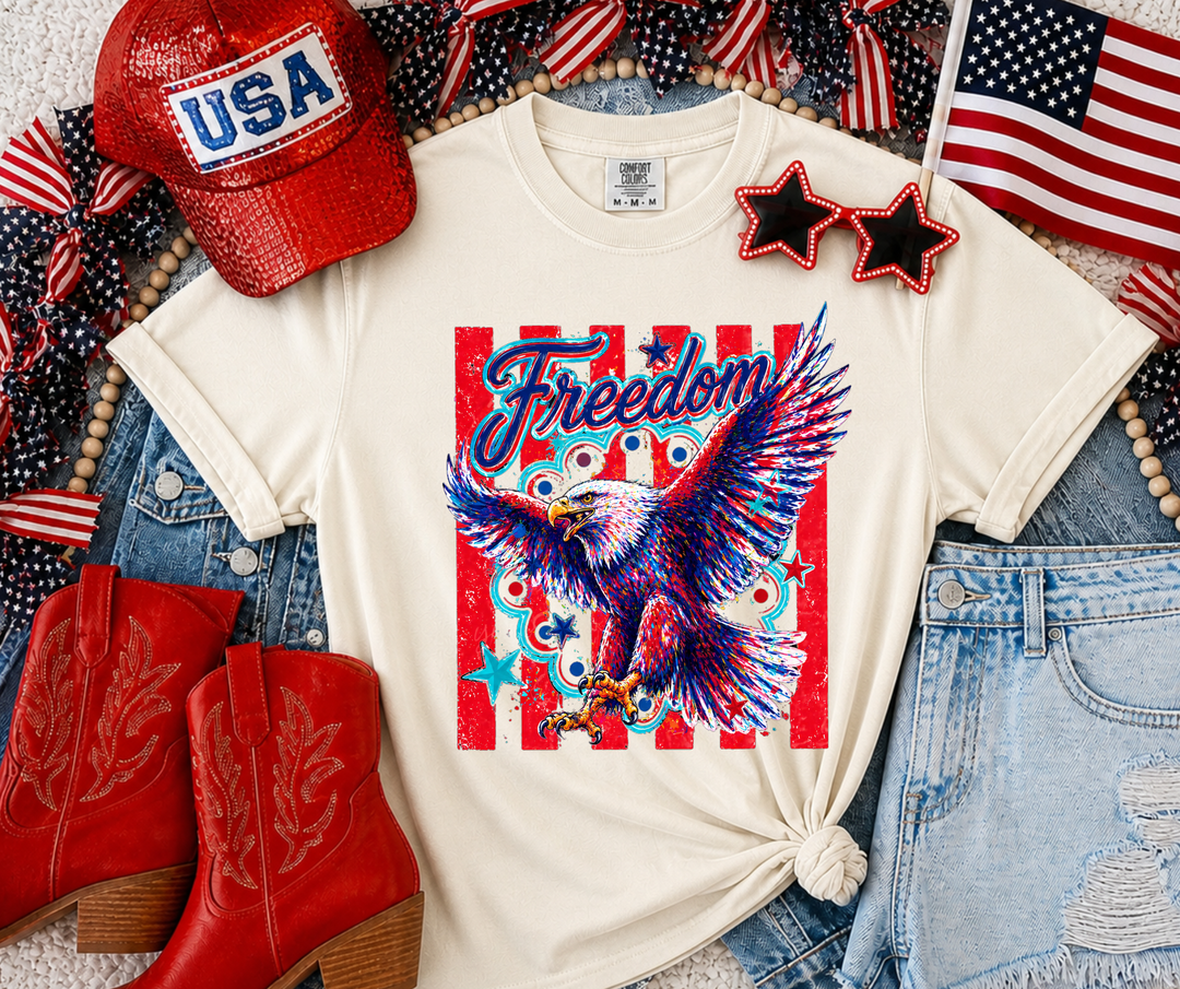 DTF TRANSFER ONLY - Freedom Eagle