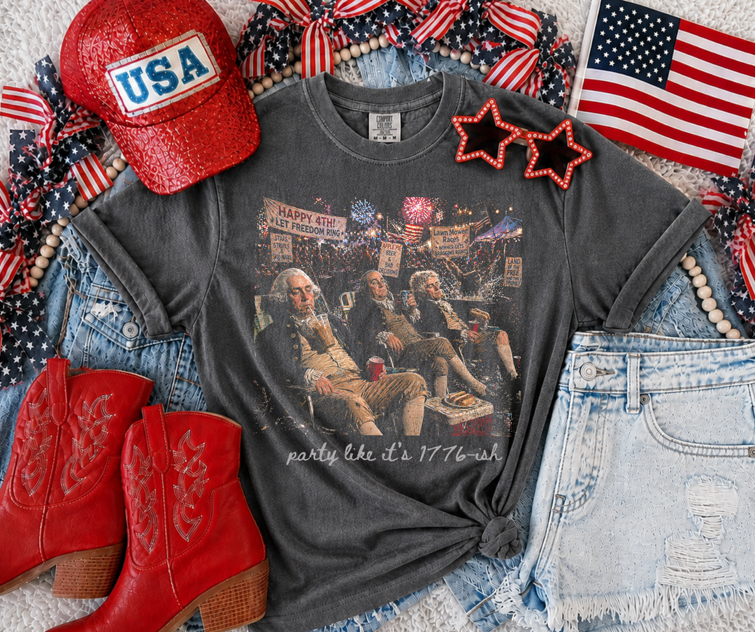 DTF TRANSFER ONLY - Fathers Party like its 1776-ish
