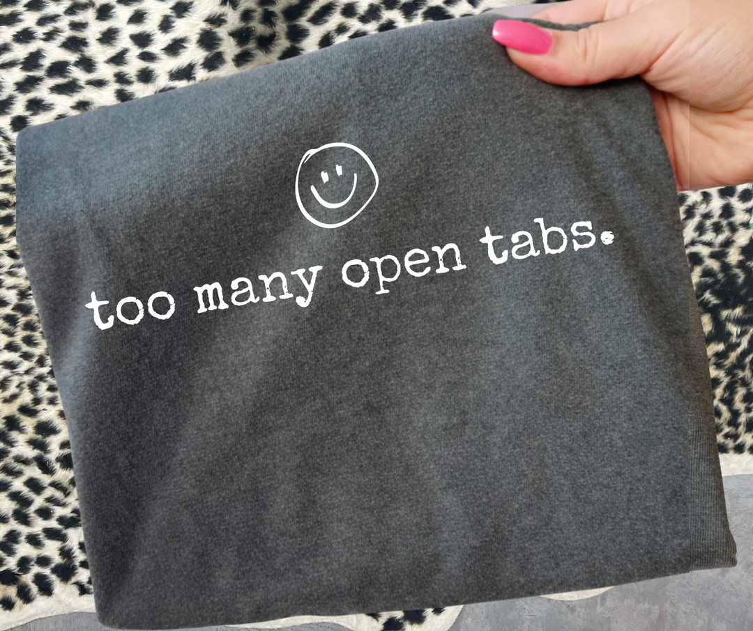DTF TRANSFER ONLY - too many open tabs. (white ink)
