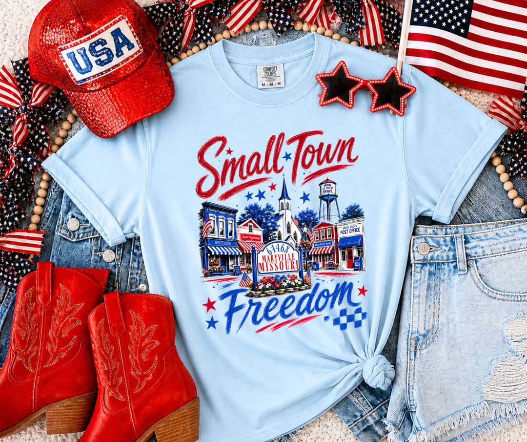 DTF TRANSFER ONLY - MARYVILLE Small Town Freedom