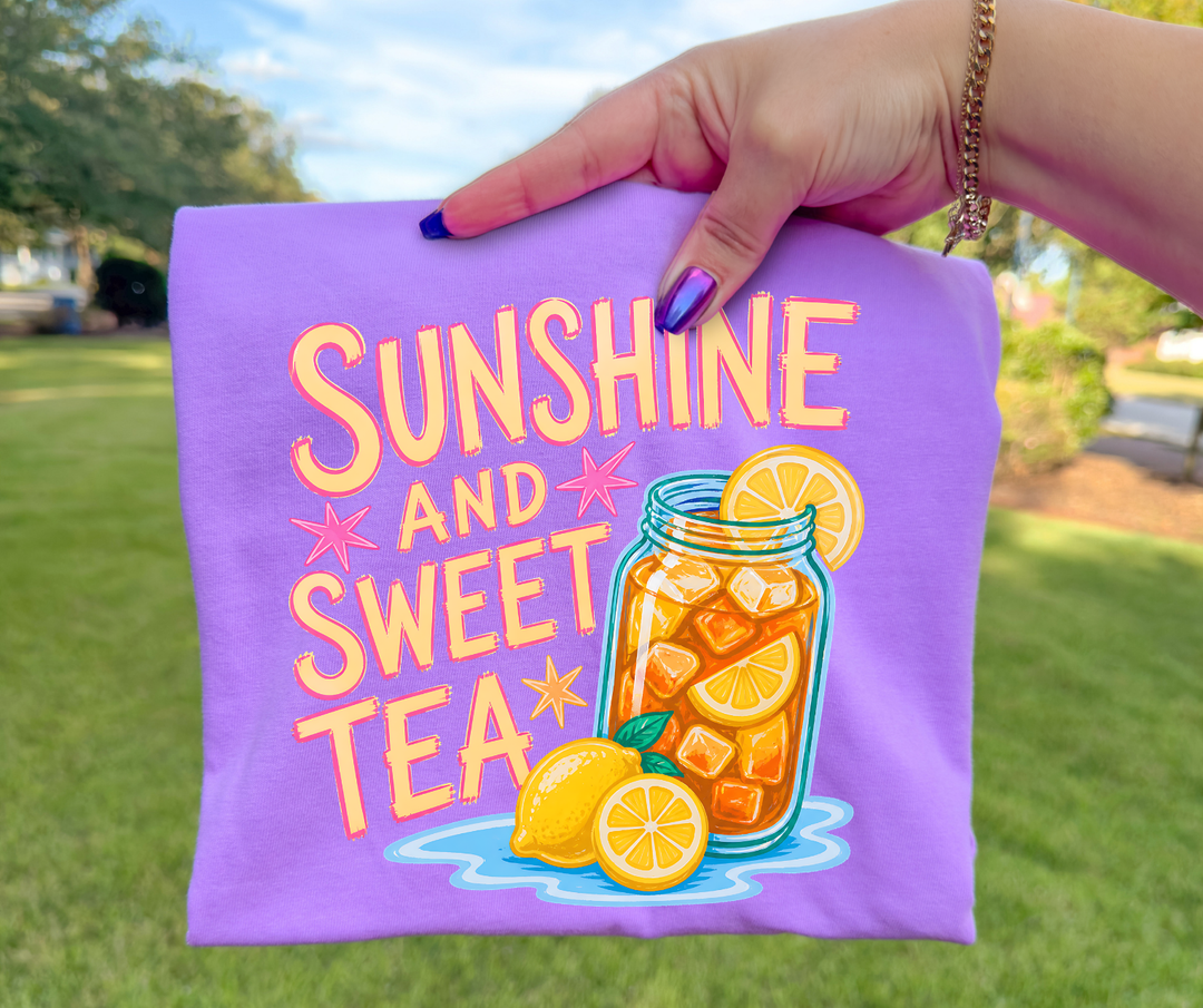 DTF TRANSFER ONLY - Sunshine and Sweet Tea
