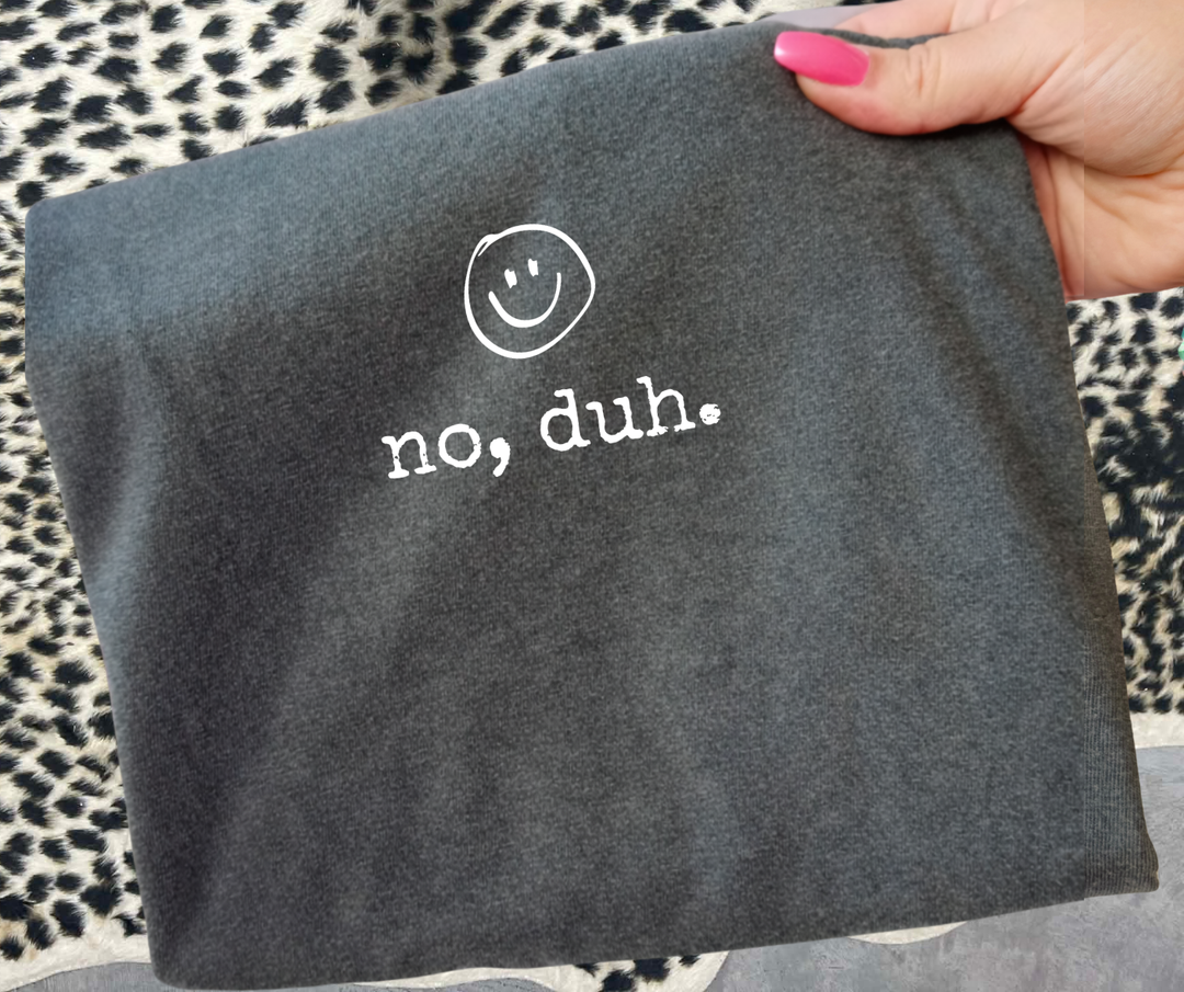 DTF TRANSFER ONLY - no, duh. (white ink)