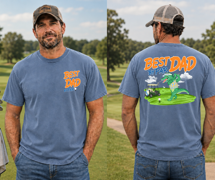 DTF TRANSFER ONLY - Best Dad By Par