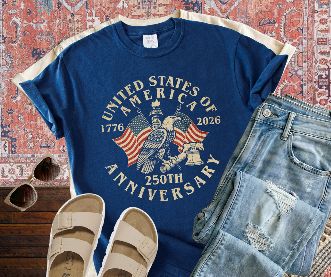DTF TRANSFER ONLY - United States of America 250th Anniversary