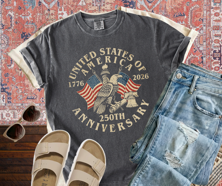 DTF TRANSFER ONLY - United States of America 250th Anniversary