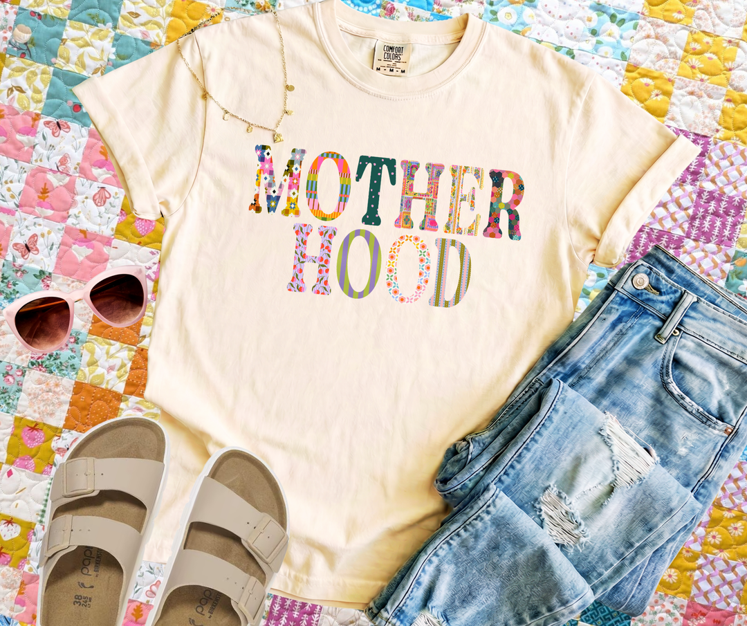 DTF TRANSFER ONLY - Scrapbook Mother Hood Letters