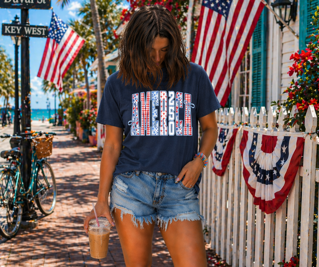 DTF TRANSFER ONLY - America 250 Coquette