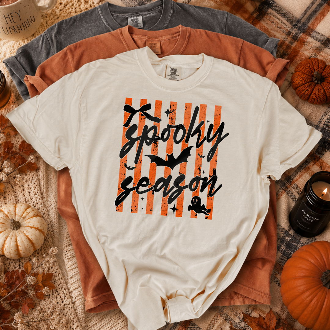 DTF TRANSFER ONLY  - Striped Spooky Season