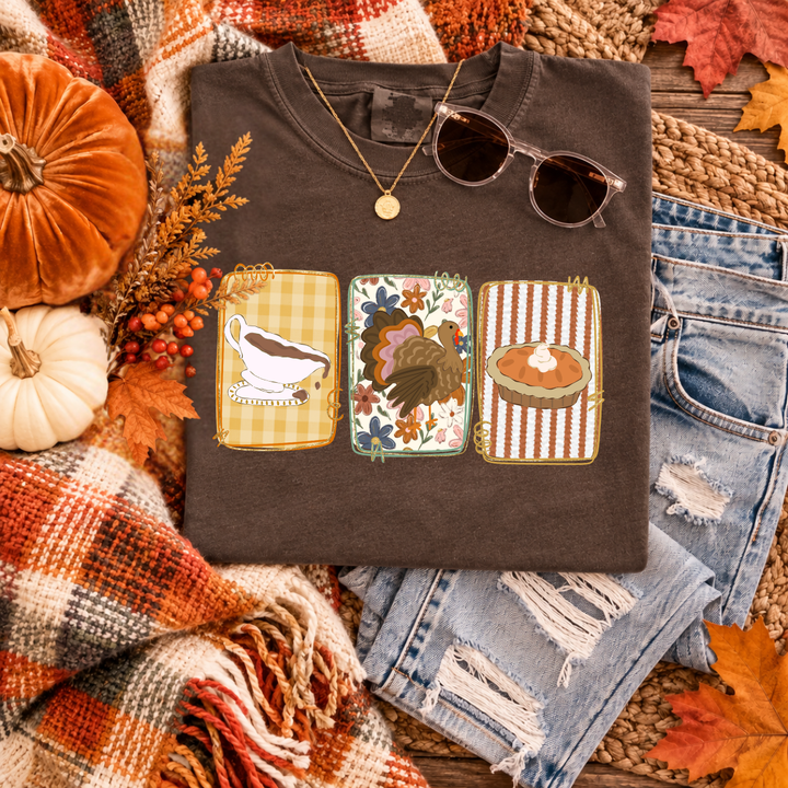 DTF TRANSFER ONLY  - Thanksgiving Trio
