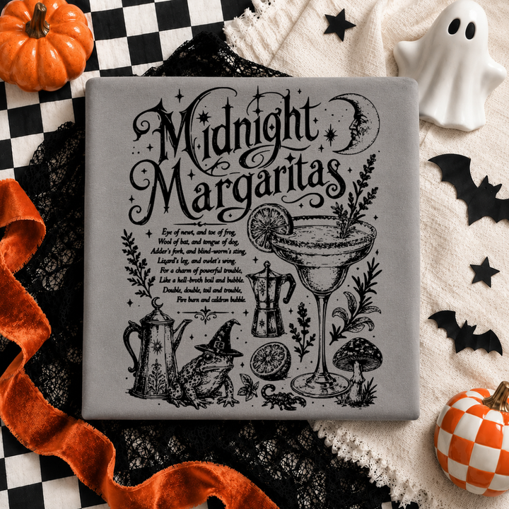 DTF TRANSFER ONLY  - Black Purple Midnight Margaritas