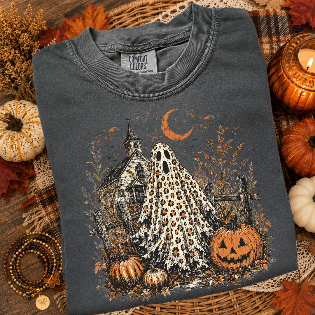 DTF TRANSFER ONLY  - Halftone Cheetah Print Ghost