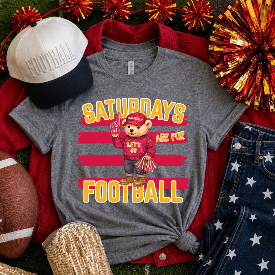 DTF TRANSFER ONLY  - Yellow & Red Saturdays are for Football