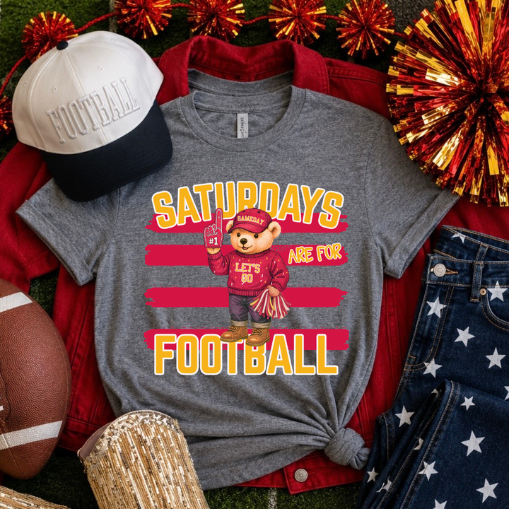 DTF TRANSFER ONLY  - Yellow & Red Saturdays are for Football