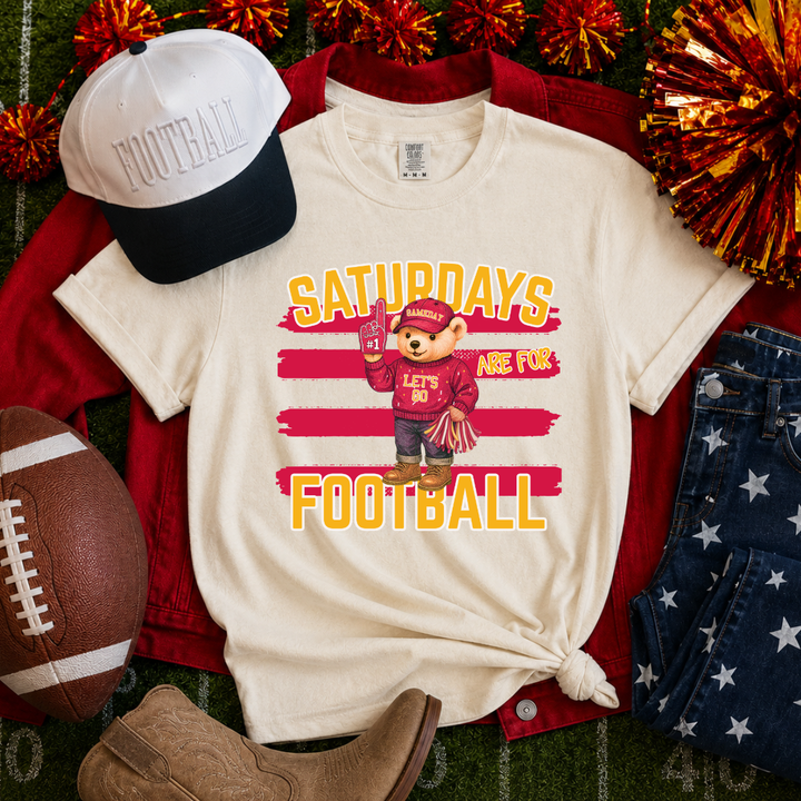 DTF TRANSFER ONLY  - Yellow & Red Saturdays are for Football
