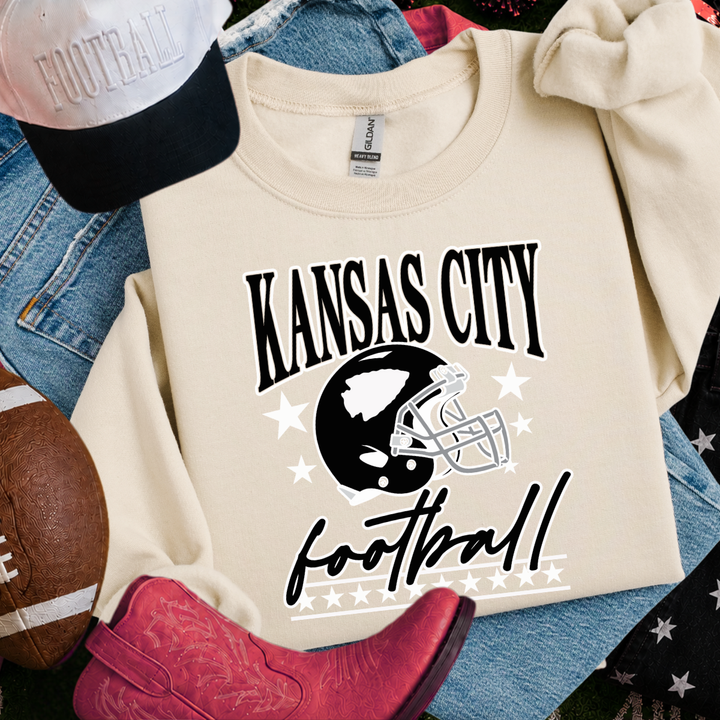 DTF TRANSFER ONLY  - Black Stars Kansas City Football