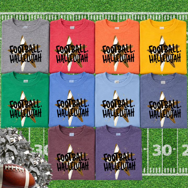 DTF TRANSFER ONLY - Star Football Hallelujah
