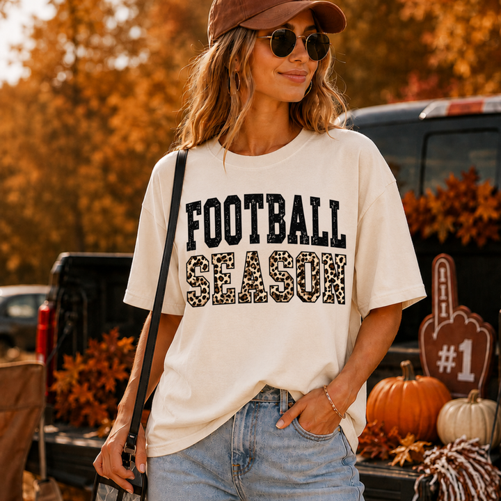 DTF TRANSFER ONLY  - Leopard Football Season