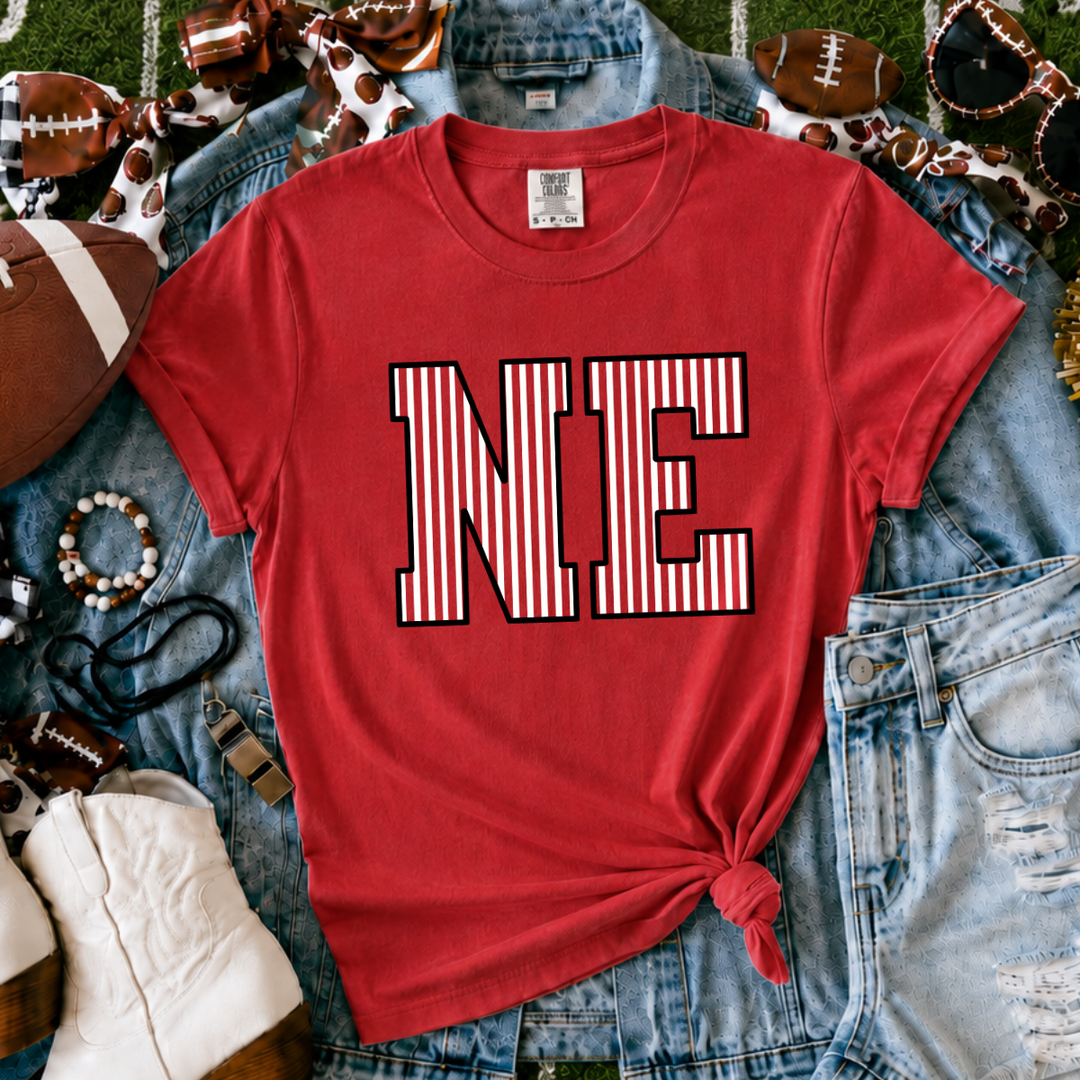 DTF TRANSFER ONLY  - Black/White N-E Letters