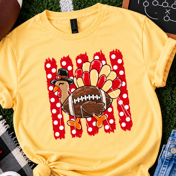 DTF TRANSFER ONLY  - KC Football Turkey Stripes