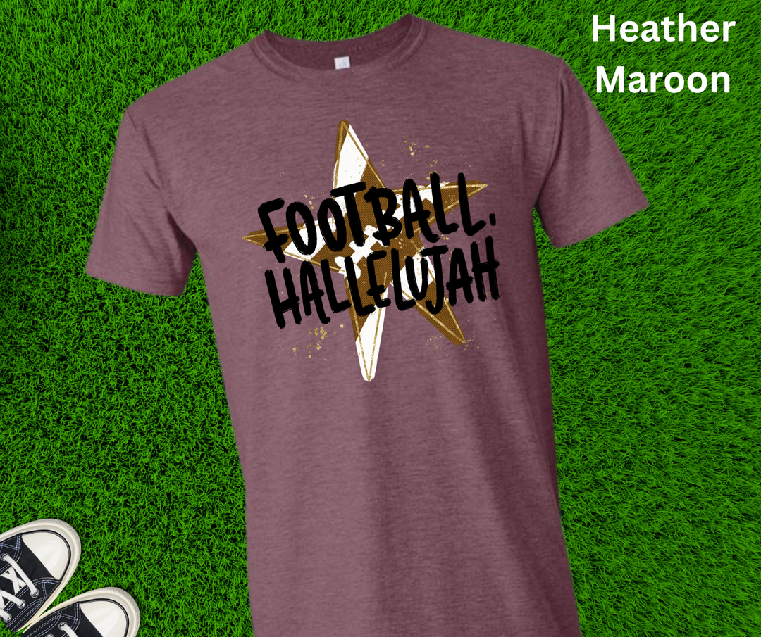DTF TRANSFER ONLY - Star Football Hallelujah