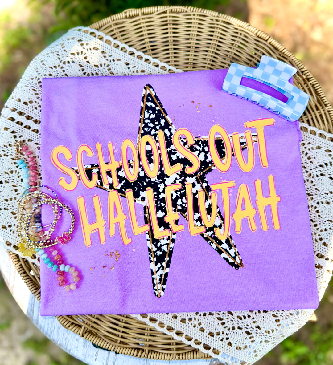 DTF TRANSFER ONLY - Schools Out Hallalejuah