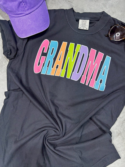 DTF TRANSFER ONLY  -GRANDMA Varsity Letters