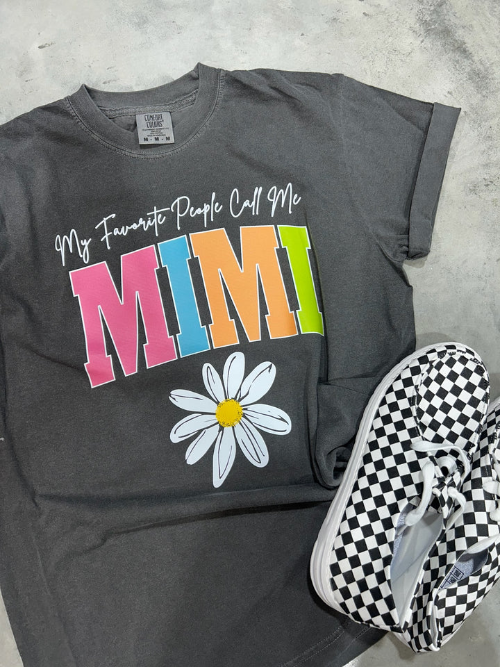 DTF TRANSFER ONLY  -My Favorite People Call Me MIMI Varsity Letters