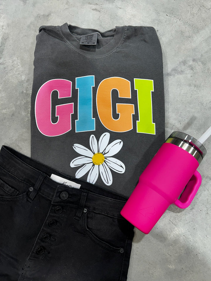 DTF TRANSFER ONLY -GIGI Daisy Varsity Letters