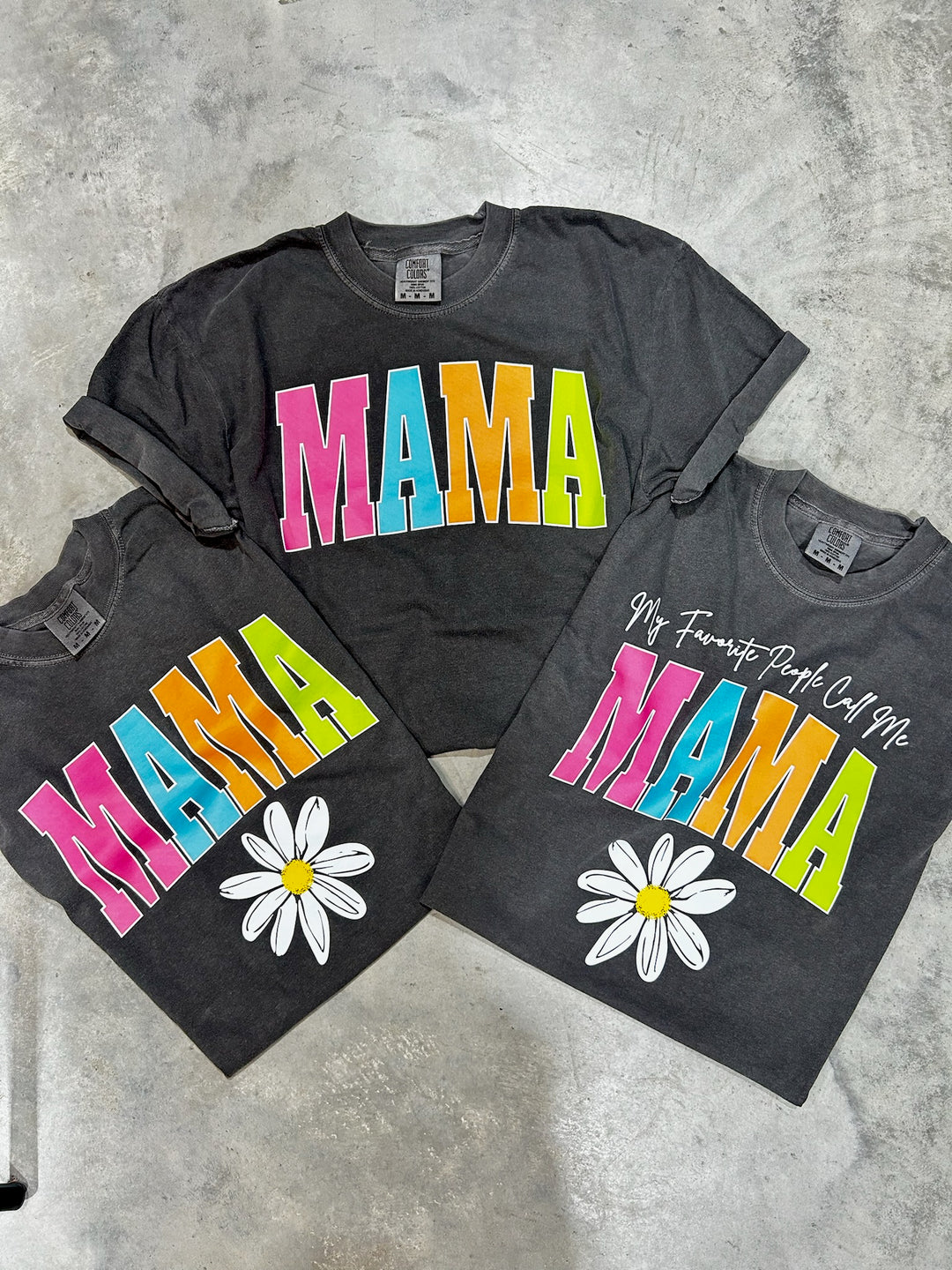 DTF TRANSFER ONLY  -MAMA Varsity Letters