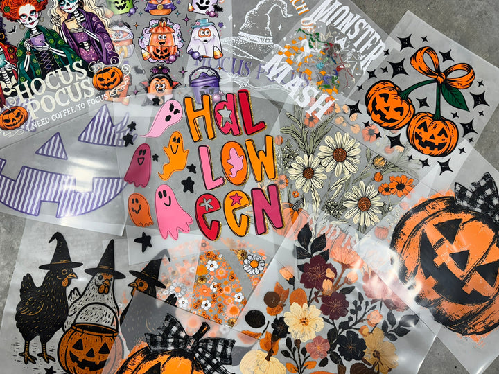 Halloween Mystery Transfer Packs - 20 Transfers per pack