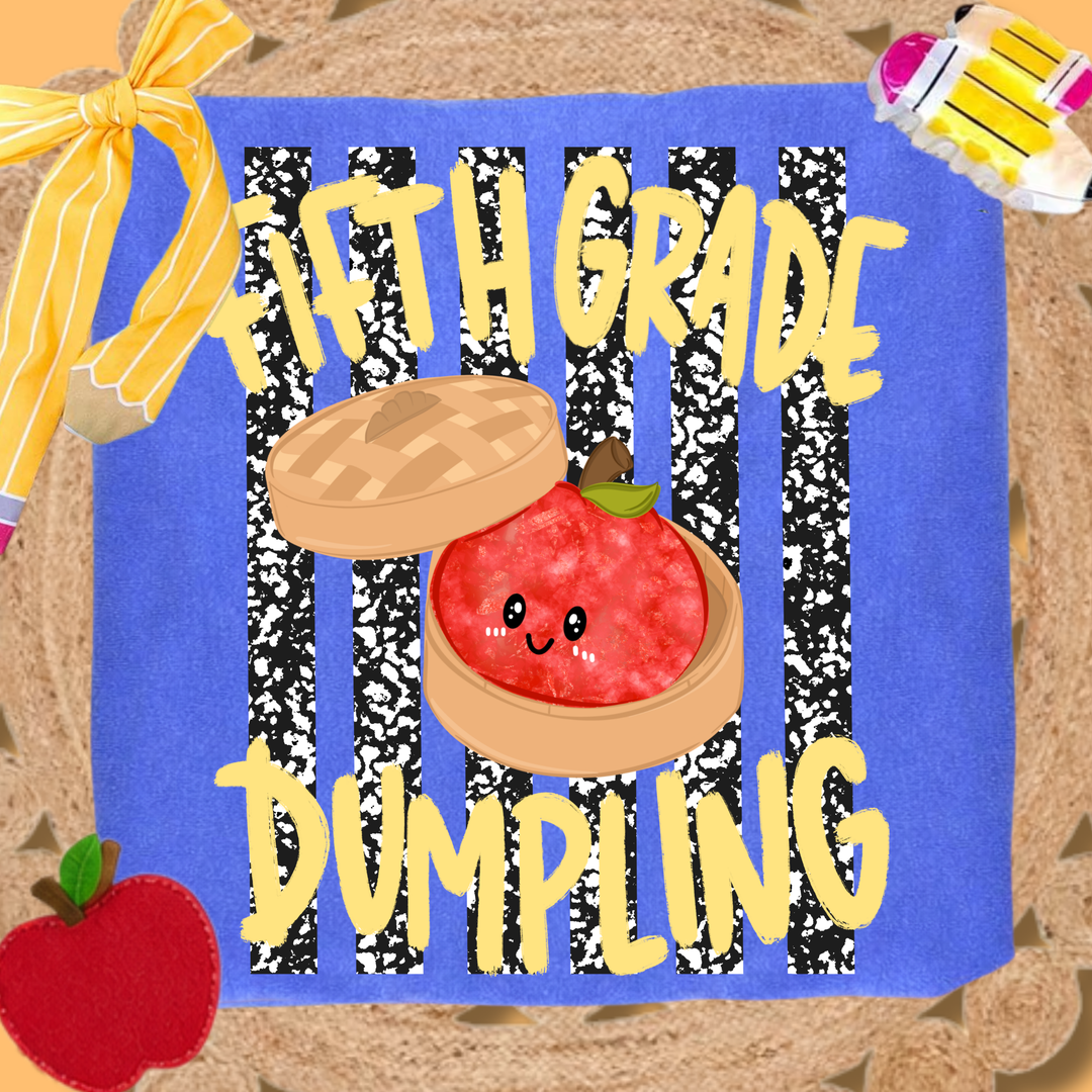DTF TRANSFER ONLY - Grade Level Dumpling (Select Your Grade Level)