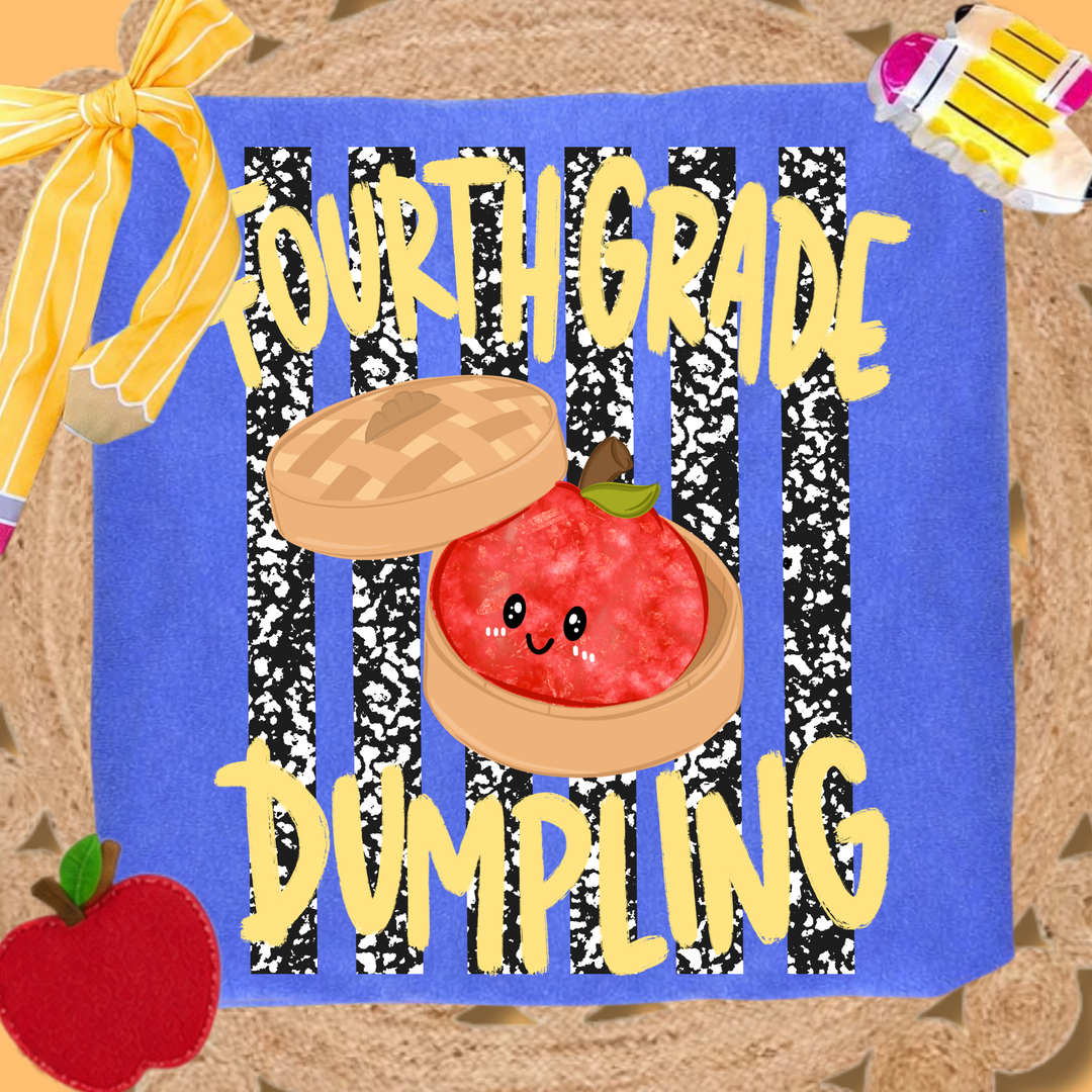DTF TRANSFER ONLY - Grade Level Dumpling (Select Your Grade Level)