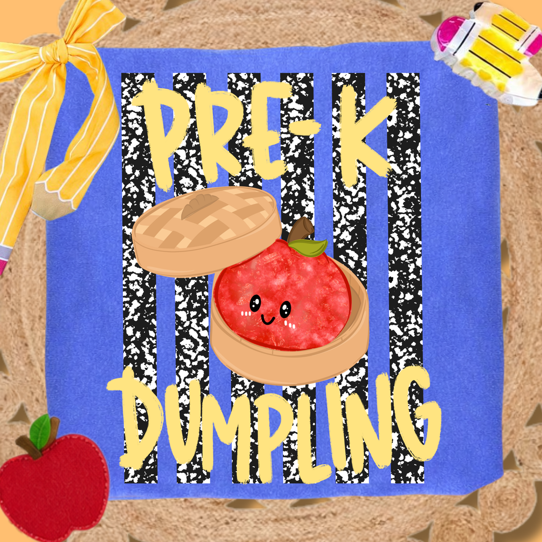 DTF TRANSFER ONLY - Grade Level Dumpling (Select Your Grade Level)