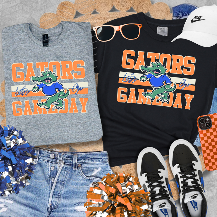 DIGITAL DOWNLOAD ONLY - Customizable - Retro GATORS Mascot Canva Template