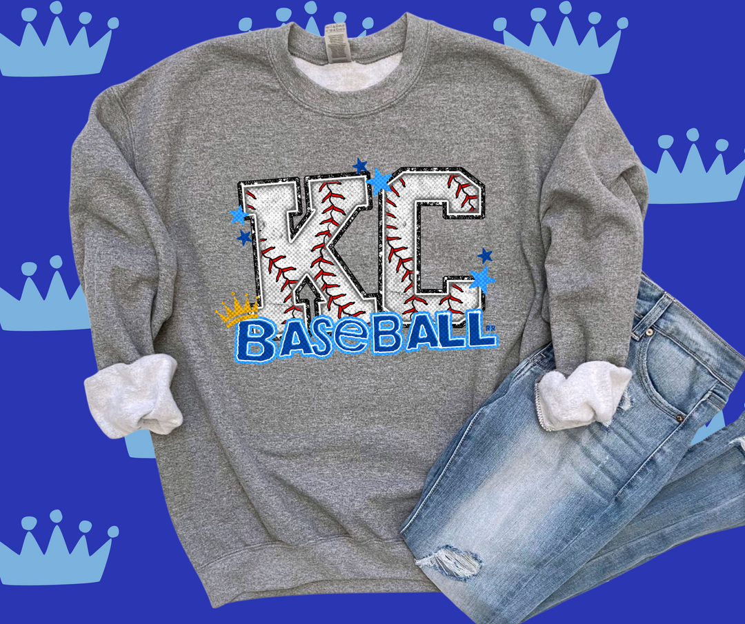 DTF TRANSFER ONLY  - KC Baseball Letters