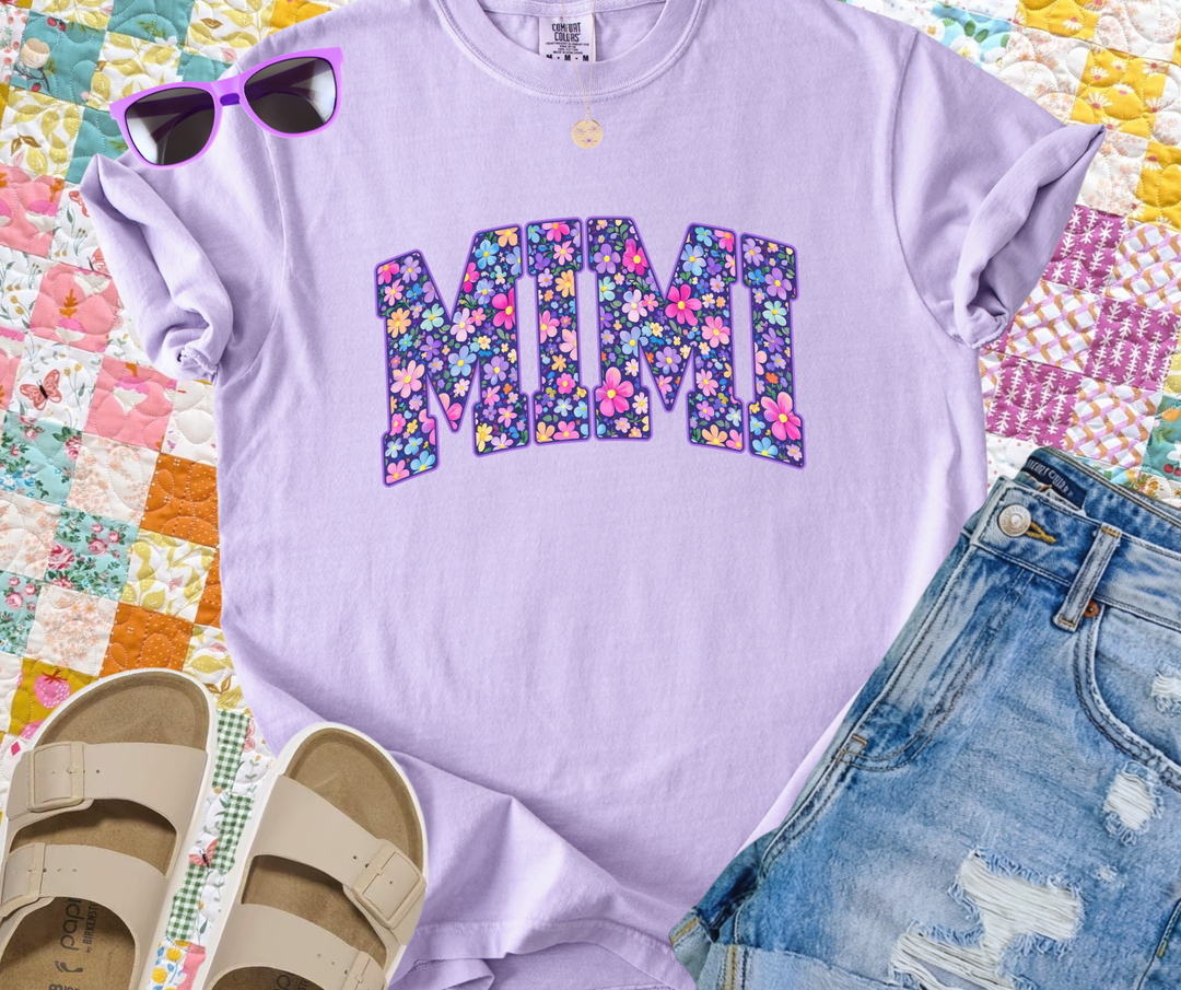 DTF TRANSFER ONLY - Purple MIMI Floral