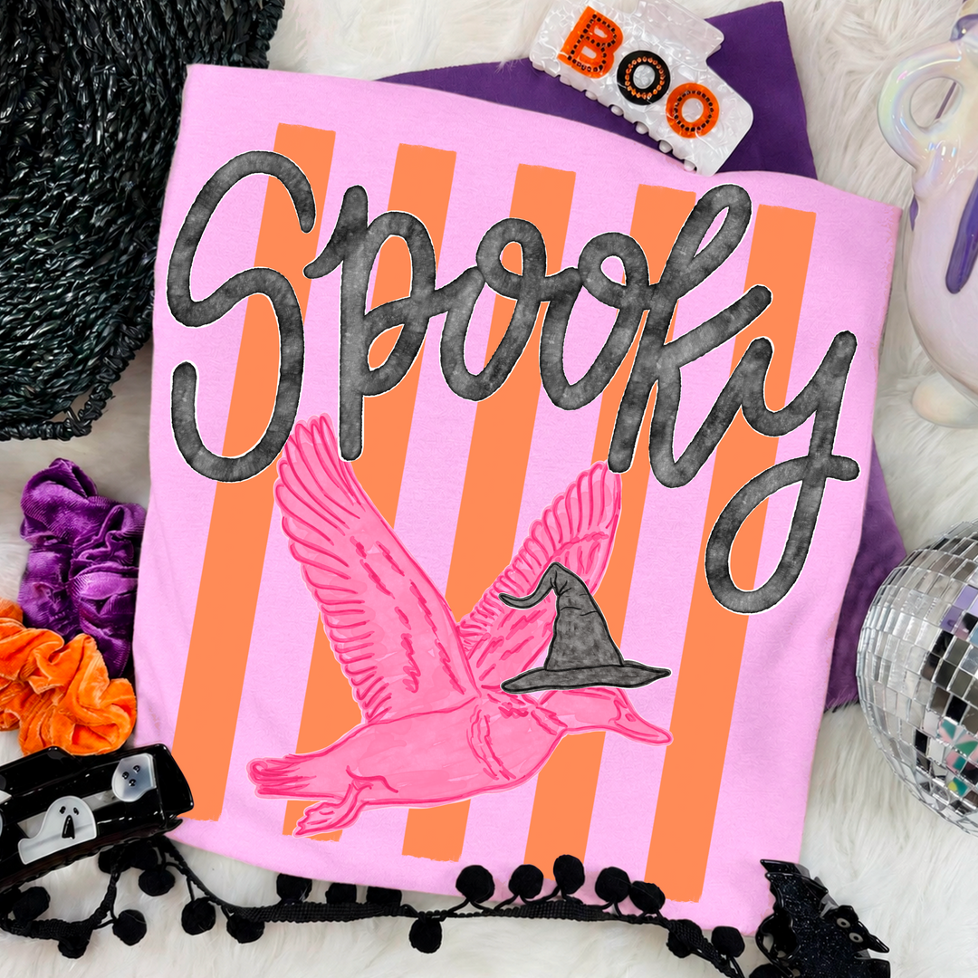 DTF TRANSFER ONLY  - Watercolor Spooky Goose