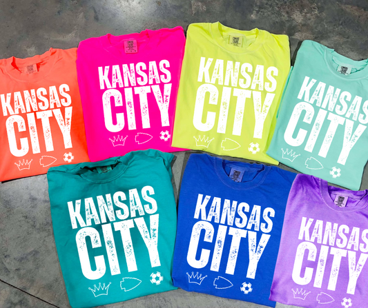 DTF TRANSFER ONLY - White Kansas City Sport Icons