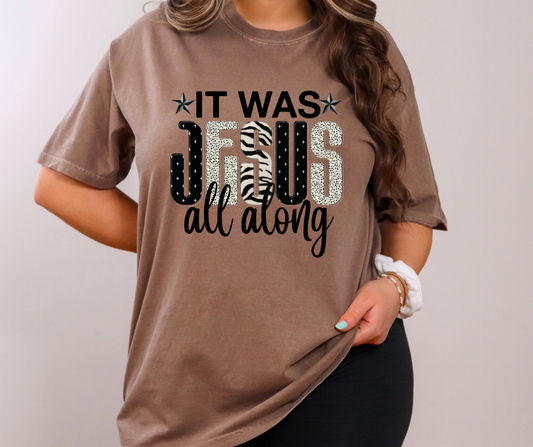 DTF TRANSFER ONLY - It Was Jesus All Along