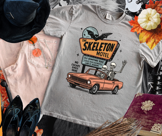 DTF TRANSFER ONLY  - The Skeleton Motel