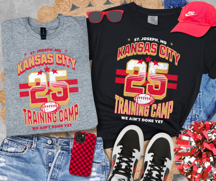 DTF TRANSFER ONLY  - White/Yellow 2025 Training Camp