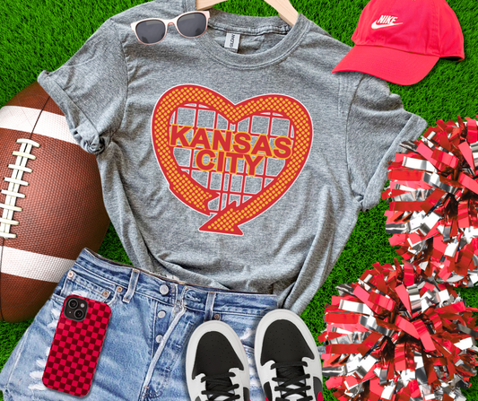 DTF TRANSFER ONLY  - Kansas City Heart Sign