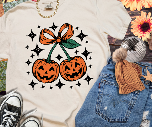 DTF TRANSFER ONLY  - Pumpkin Cherries