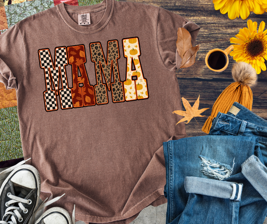 DTF TRANSFER ONLY  - Fall Mama Letters