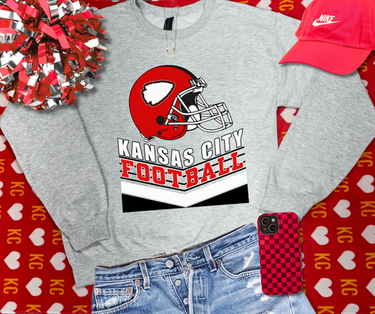 DTF TRANSFER ONLY  - Old School Kansas City Football